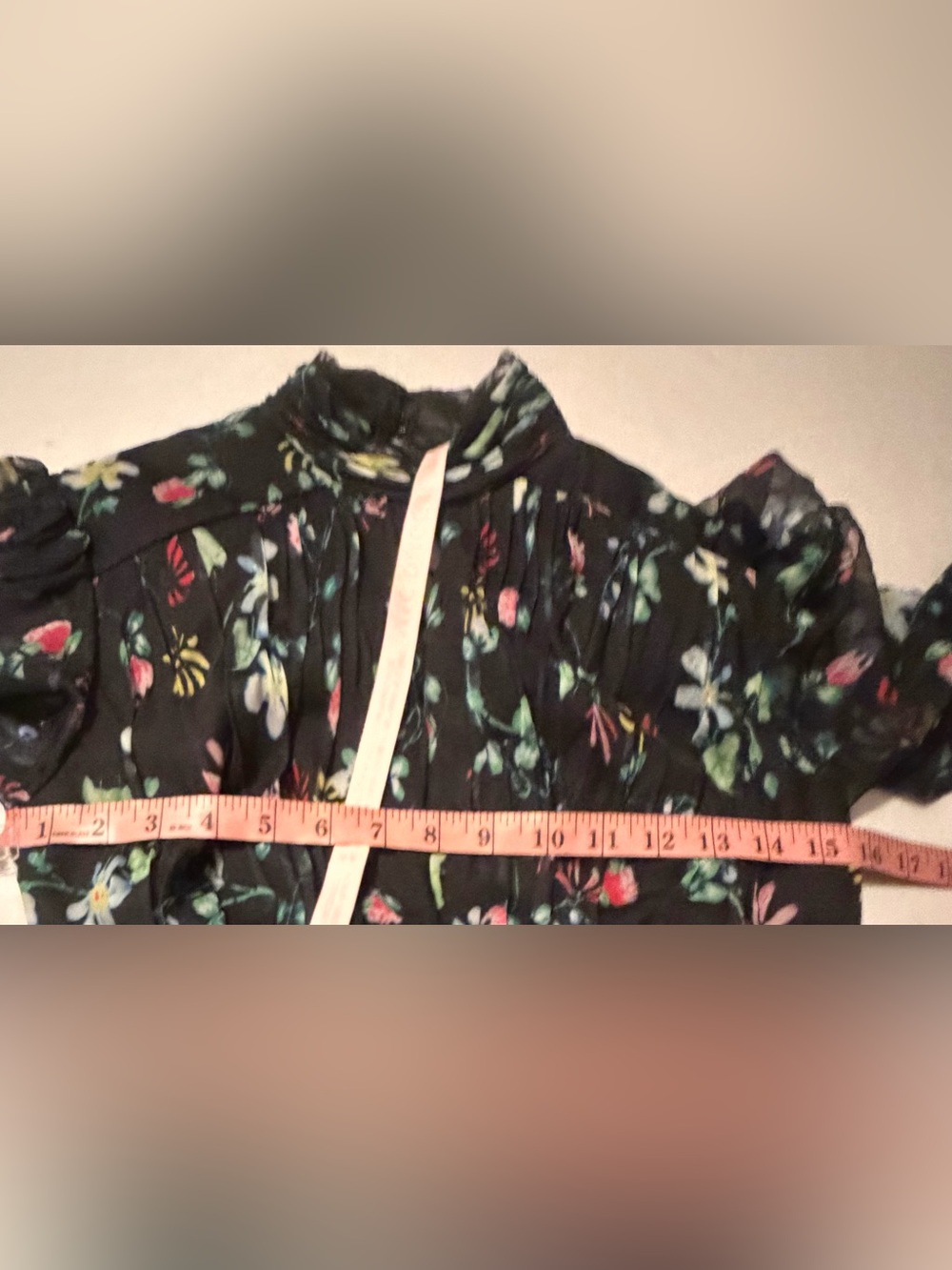 Mac Duggal Black Floral Keyhole Maxi Dress Sz 6 - Picture 5 of 6
